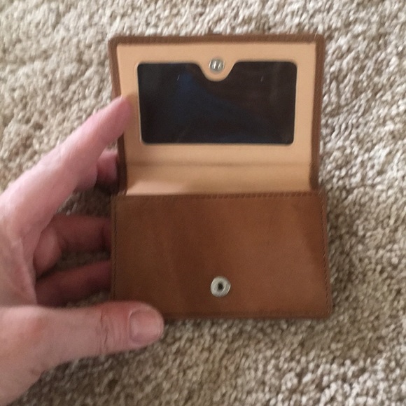 💝 Coach Tan Logo Card Case - Picture 3 of 6